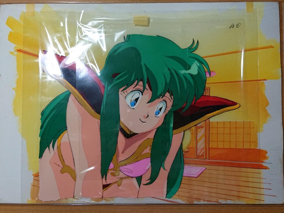 ドリームハンター麗夢 セル画 アニメ 2枚組 直筆背景