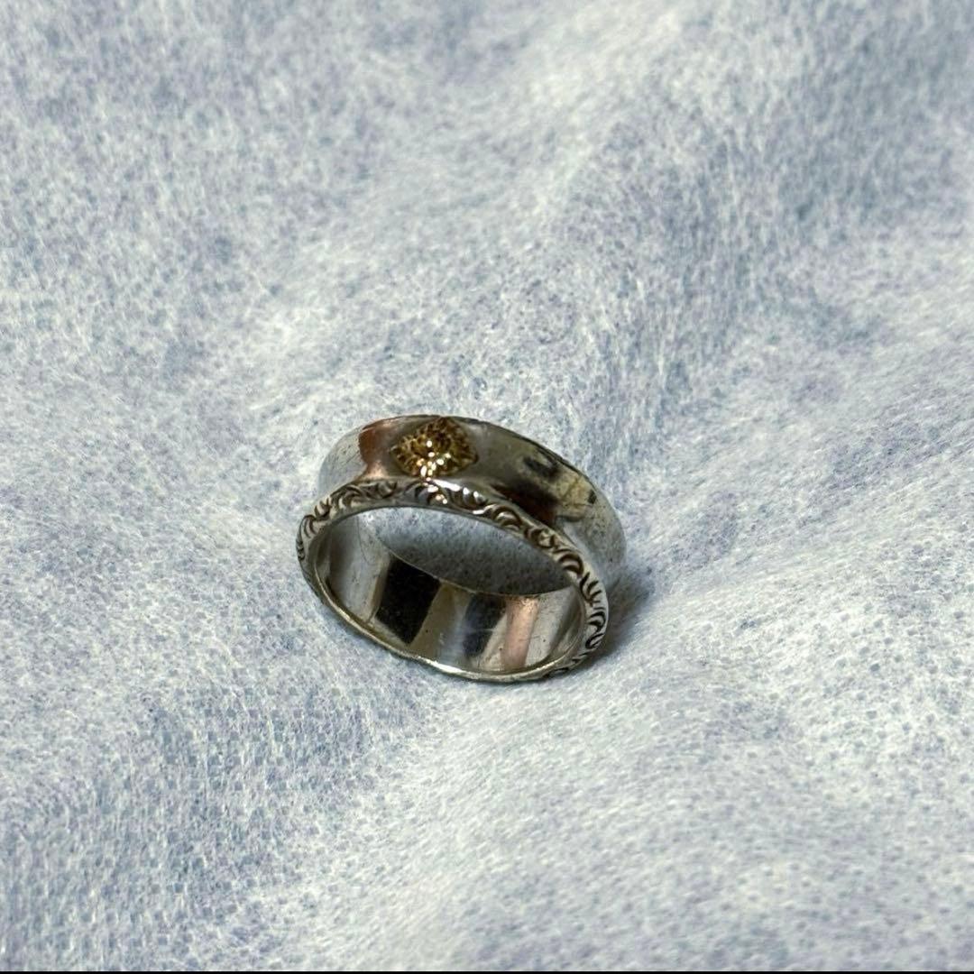 アリゾナフリーダム 太陽神K18 唐草リング 約17号