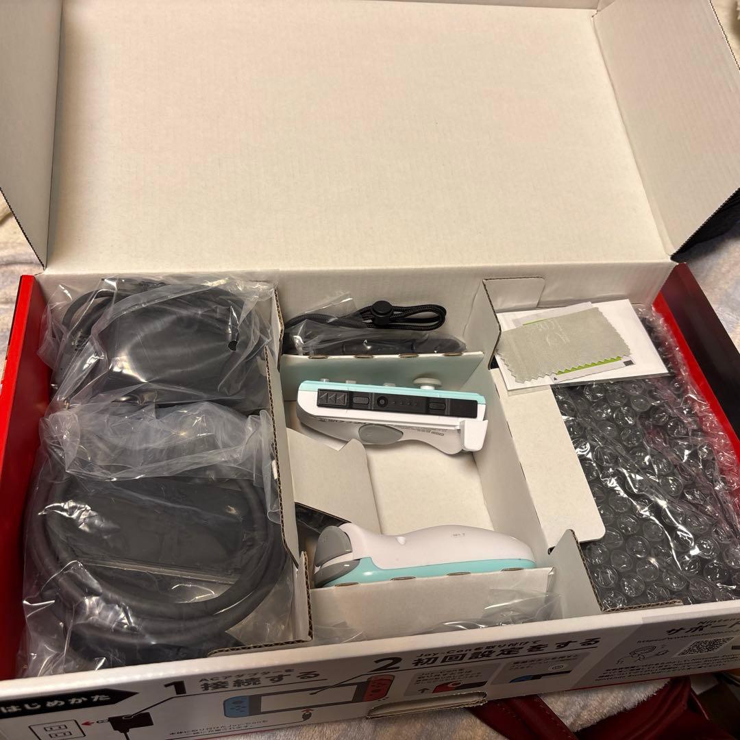 【初期化済み】switch 箱付き➕オプションコントローラセット