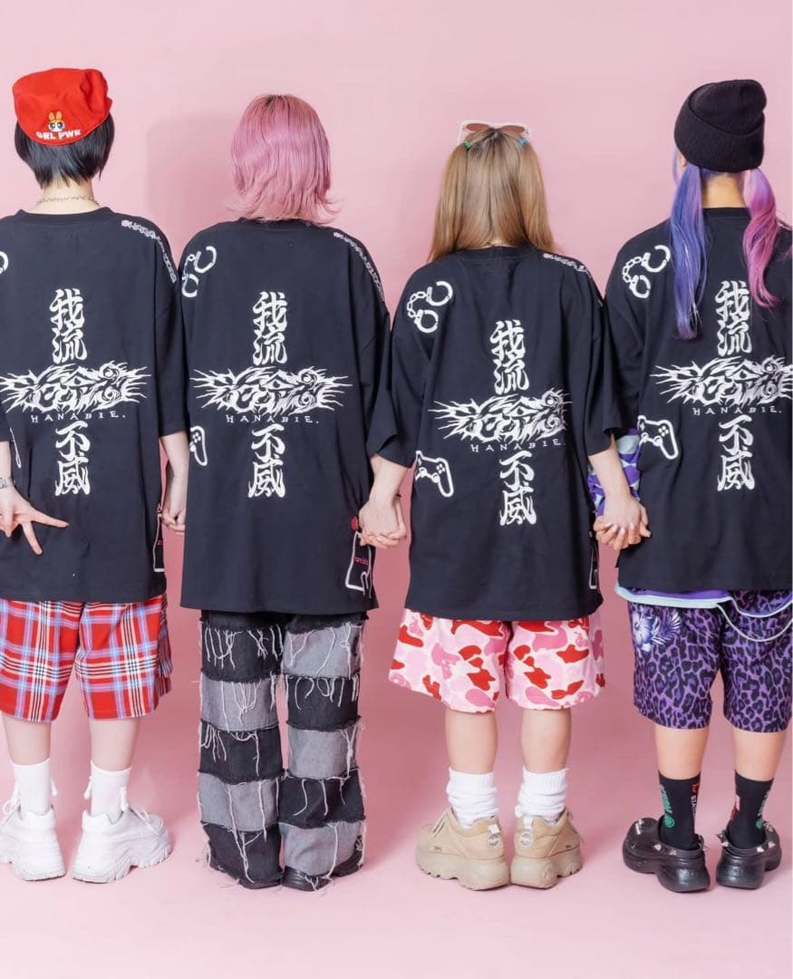 花冷え。 HANABIE. × GALFYコラボ犬 Tシャツ XL 花冷え。 2024大解放祭
