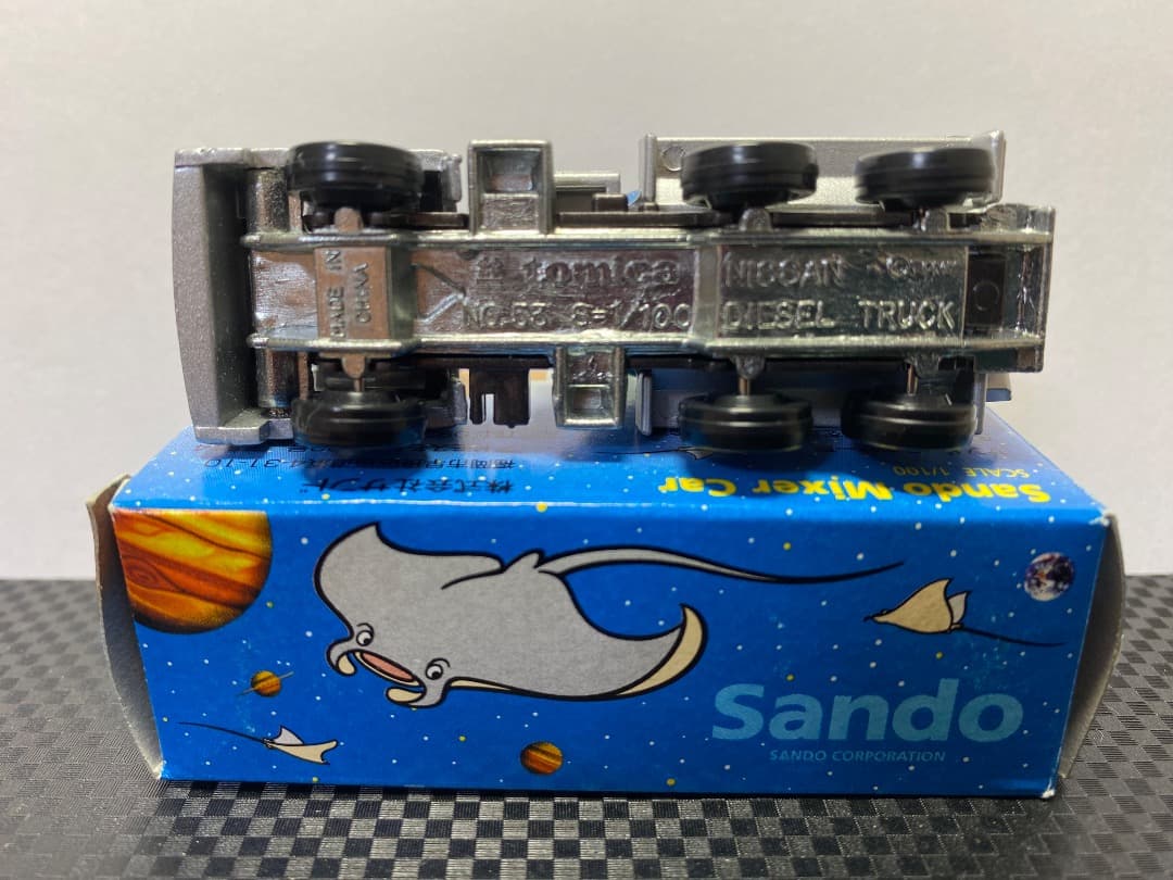 M*可様 トミカ サンド特注 日産ディーゼルトラック ミキサー車