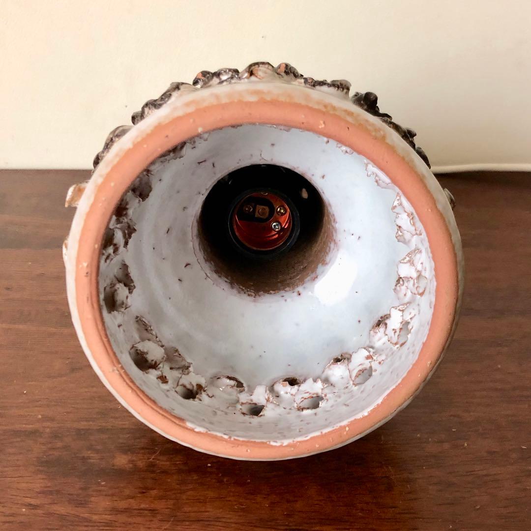 デンマーク 北欧ビンテージ 陶器ペンダントランプ(A)