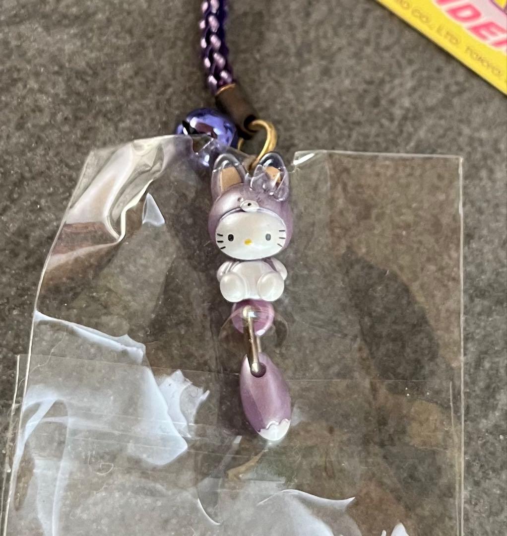 レア　ハローキティ ラベンダーキティ　2003年　ご当地キティ　北海道限定　北狐