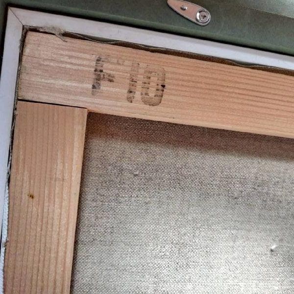 岡田とみ 花の器 肉筆 油彩画 直筆サイン入り F10号 大型 額装 静物