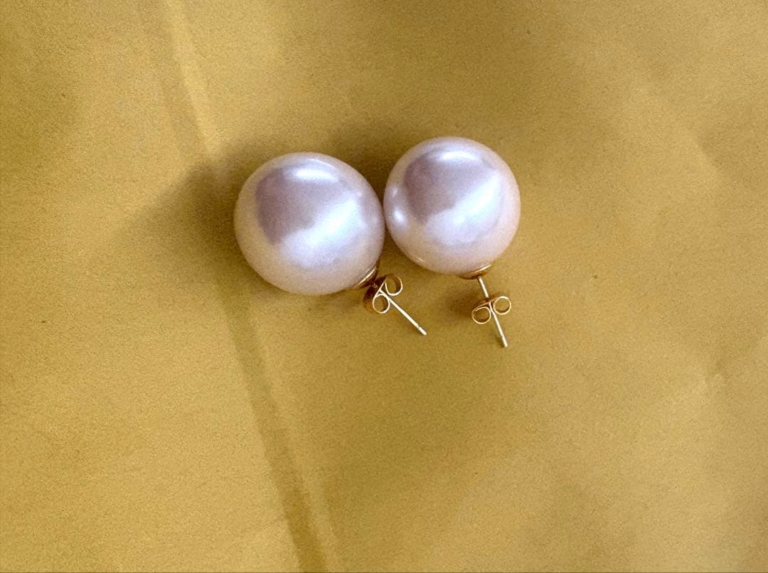 rippmonster♡雫パール 2cm ピアス - メルカリ