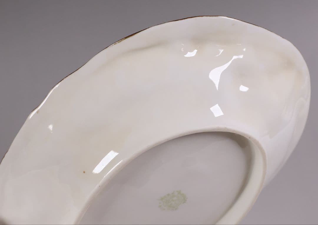 CM308】オールドノリタケ どんぐり 葉 皿 鉢 団栗 ナッツ 明治 陶磁器