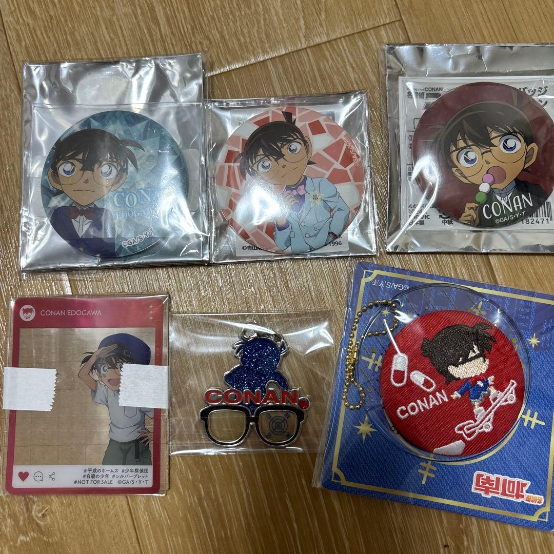 名探偵コナン 江戸川コナン 缶バッジ まとめ売り - メルカリ