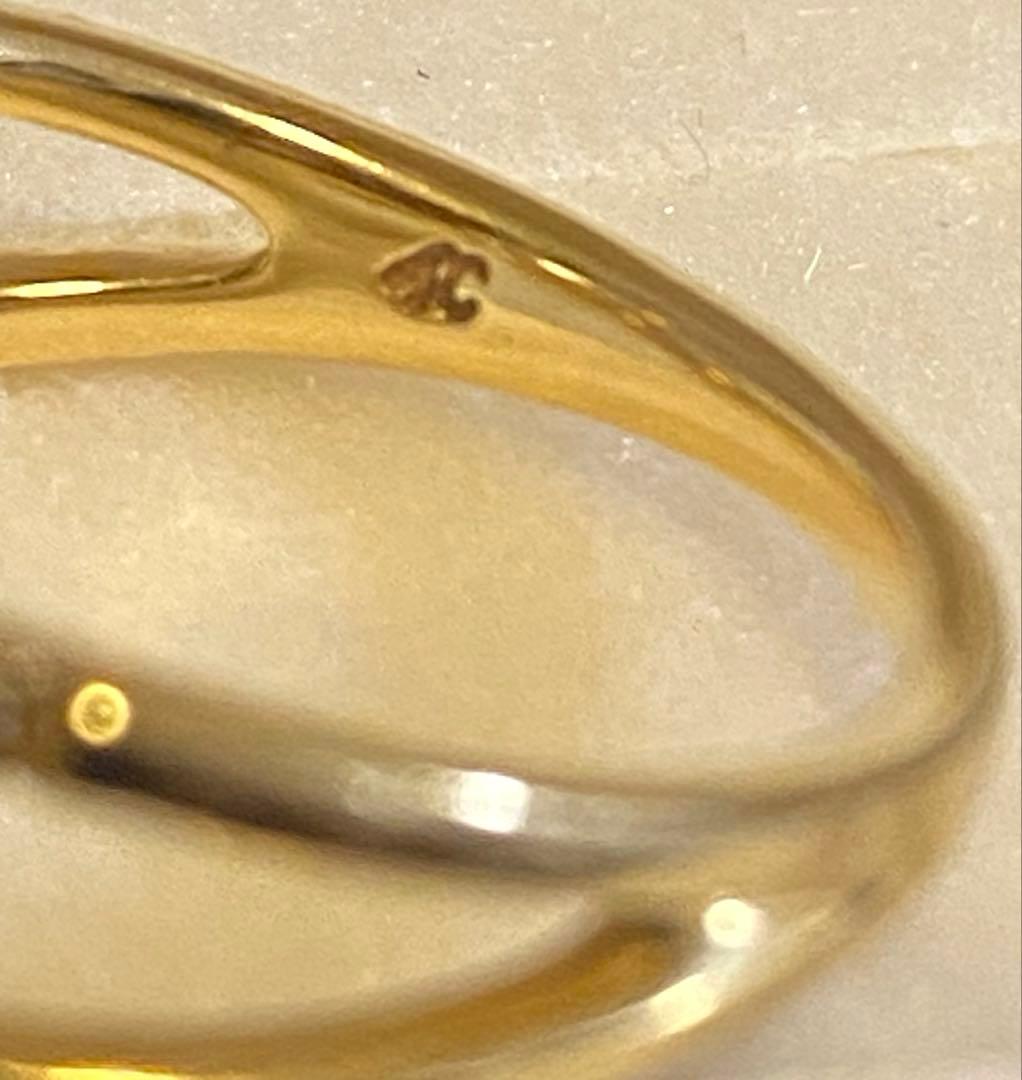 4°C 指輪 リング　K18 YG ダイヤモンド