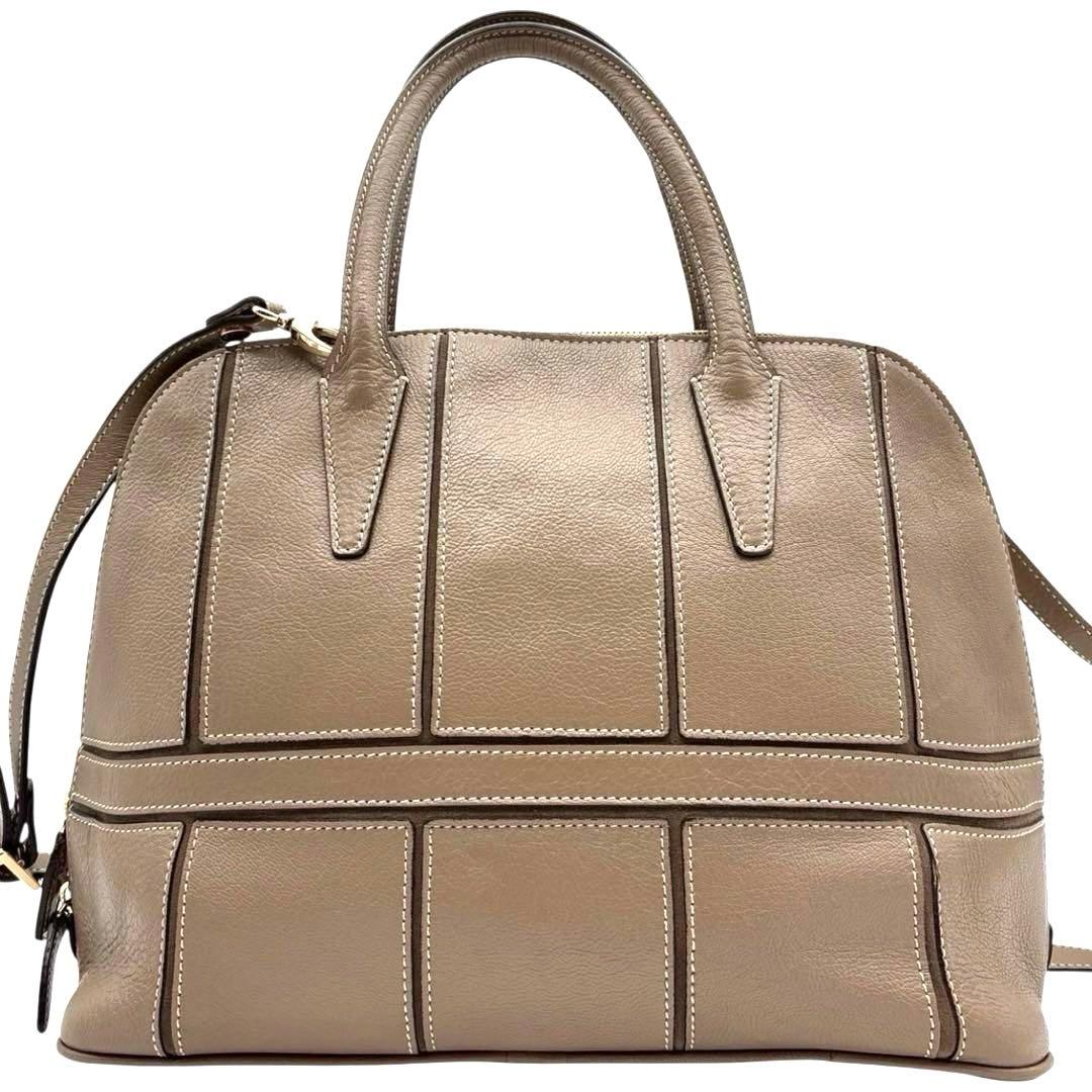 美品◎ゲラルディーニ 2way 斜めがけ ショルダーバッグ ミニボストン レザー