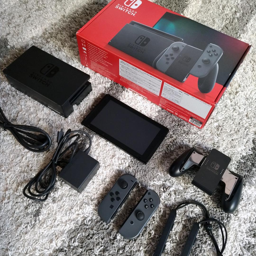 Nintendo Switch グレー Joy-Con不良 元箱付き