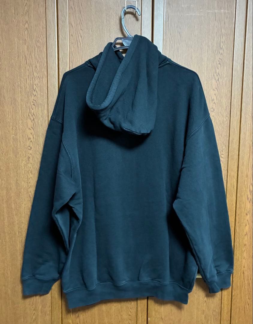 BALENCIAGA ネイビー パーカー XS レインボーロゴ