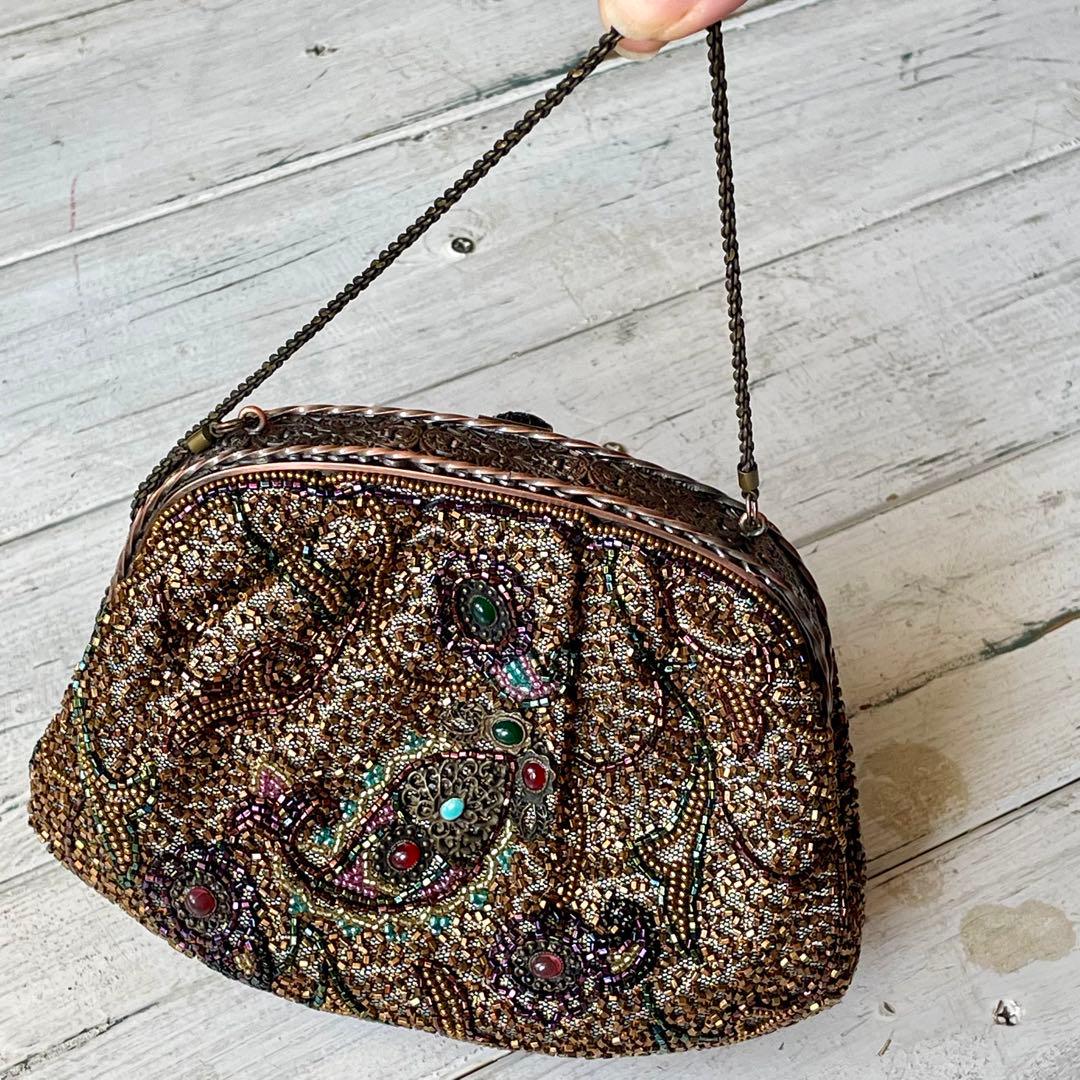 Lumy ビーズ刺繍 パーティーバッグ クラッチバッグ ビジュー