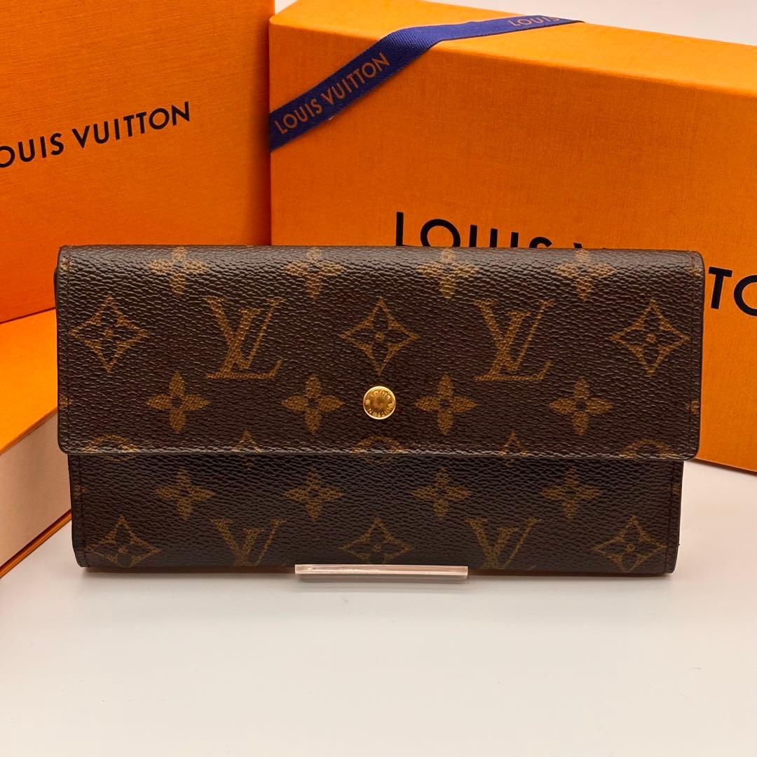✨鑑定済✨ルイヴィトン✨モノグラム✨ポルトトレゾール インターナショナル 長財布