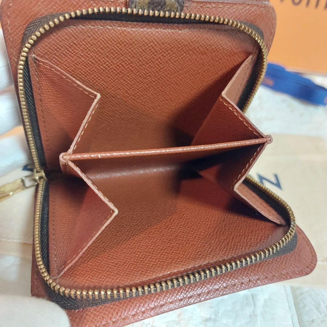 美品 Louis Vuitton ルイヴィトン コンパクトジップ 二つ折財布