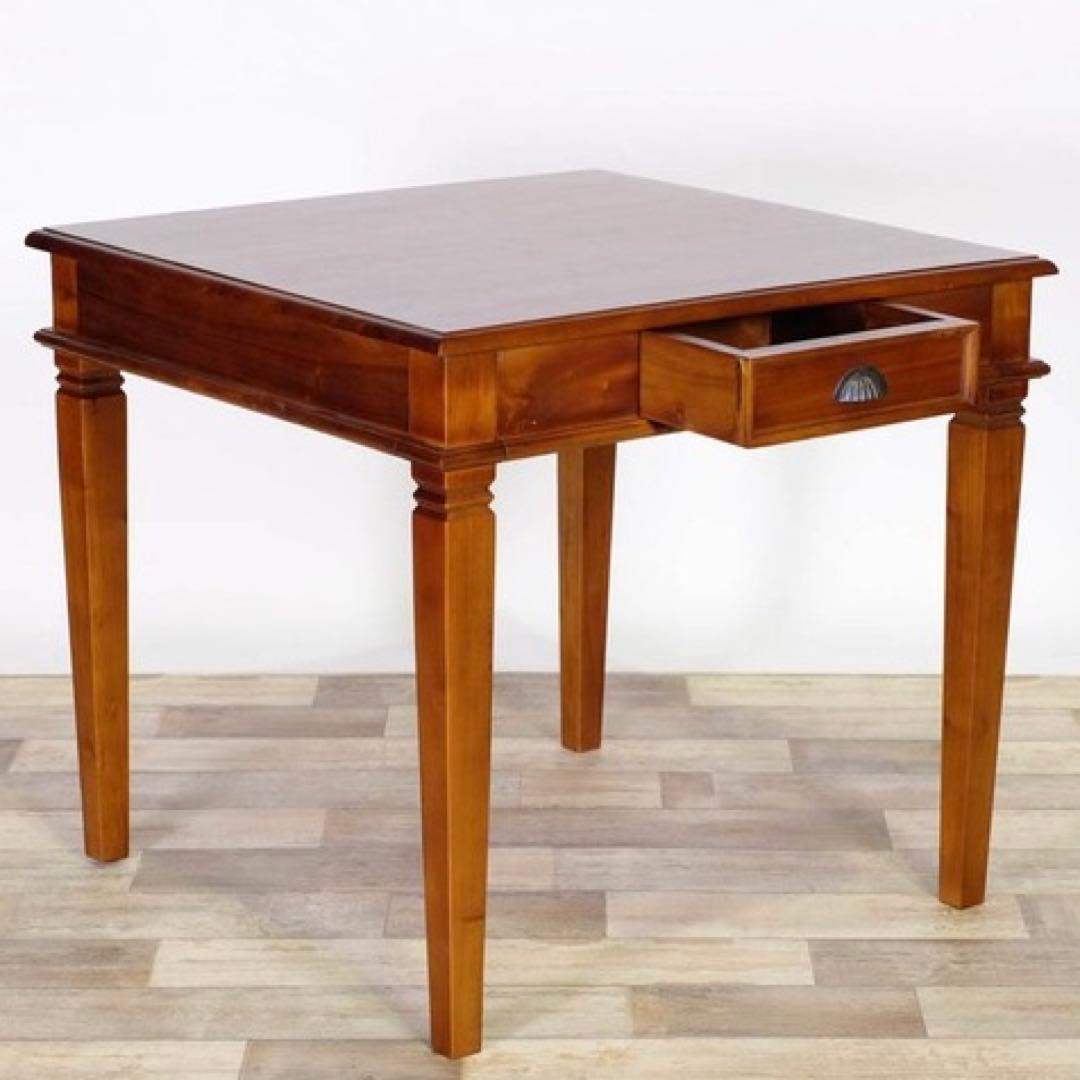 A 新品 アジアン ダイニングテーブル S カフェ カントリー 机 アンティーク