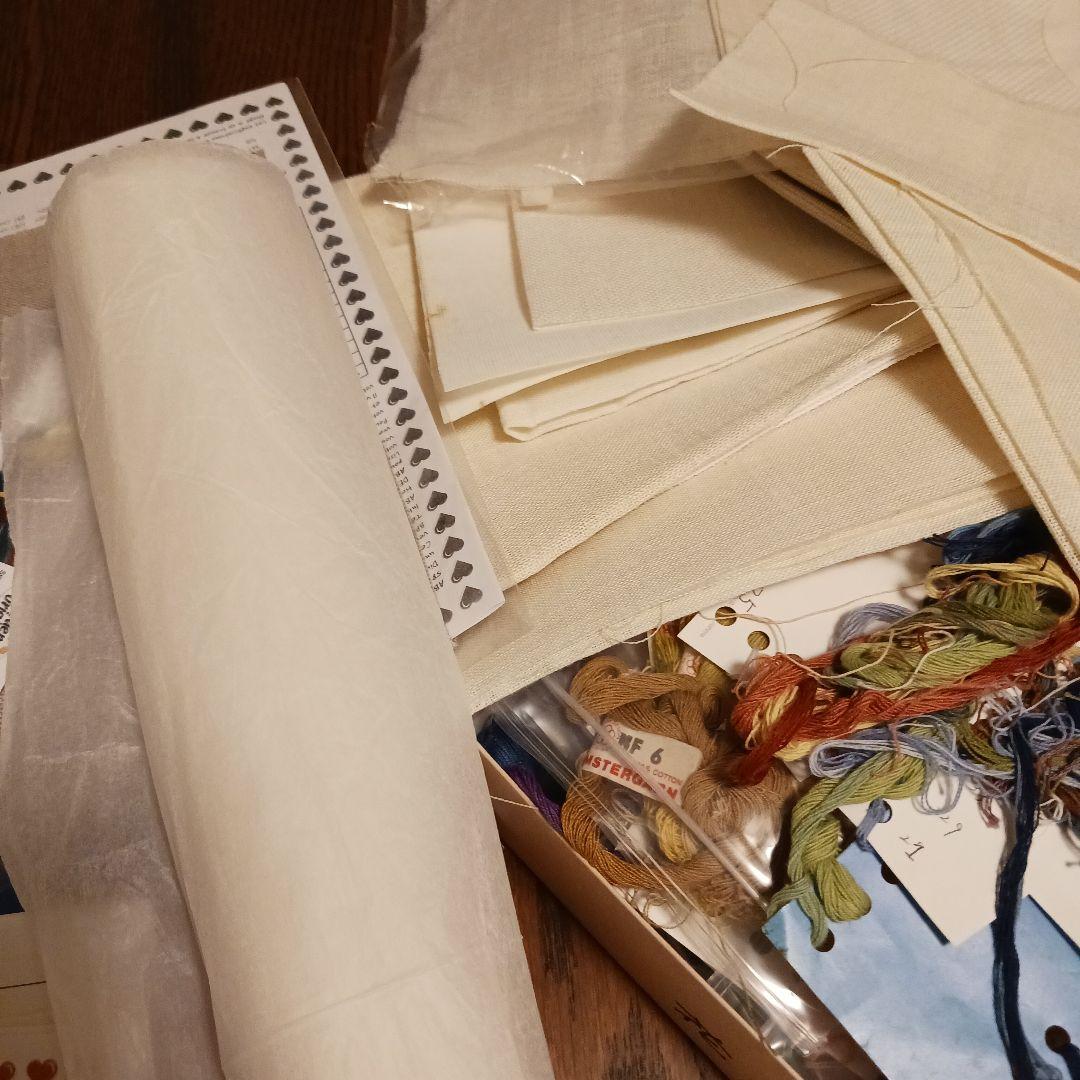 フルメクロスステッチ　布　材料等