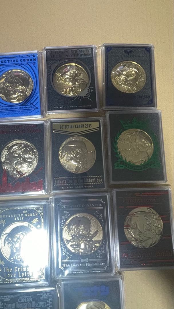 く*ー様 名探偵コナン 劇場版 メダル まとめ売り コナングッズ