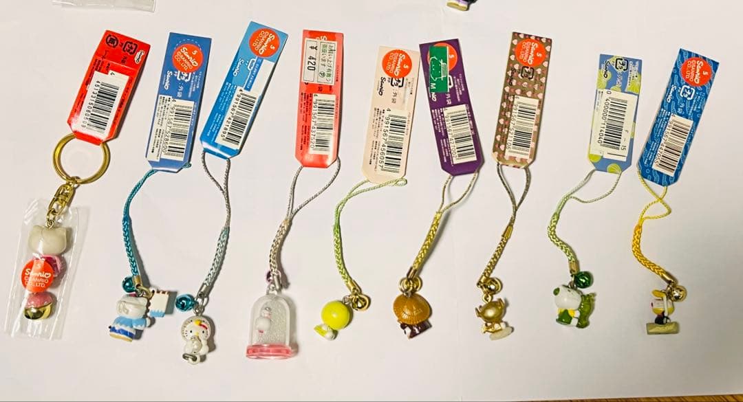 レアご当地キティまとめ売り根付ストラップはろうきてぃ平成初期2000年前半21個