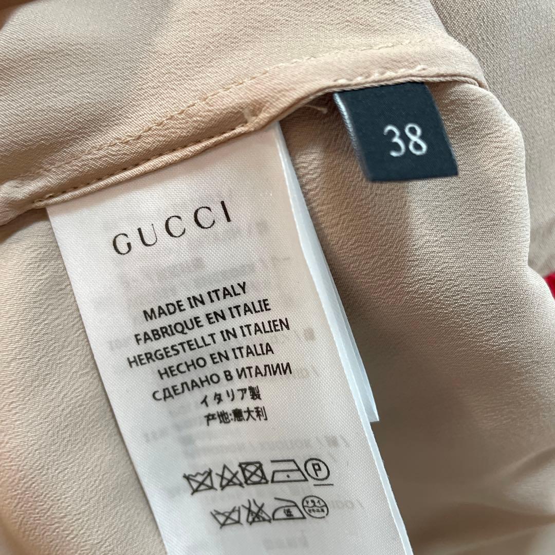 GUCCI 美品　正規品　レース フリル付きスカート IT38