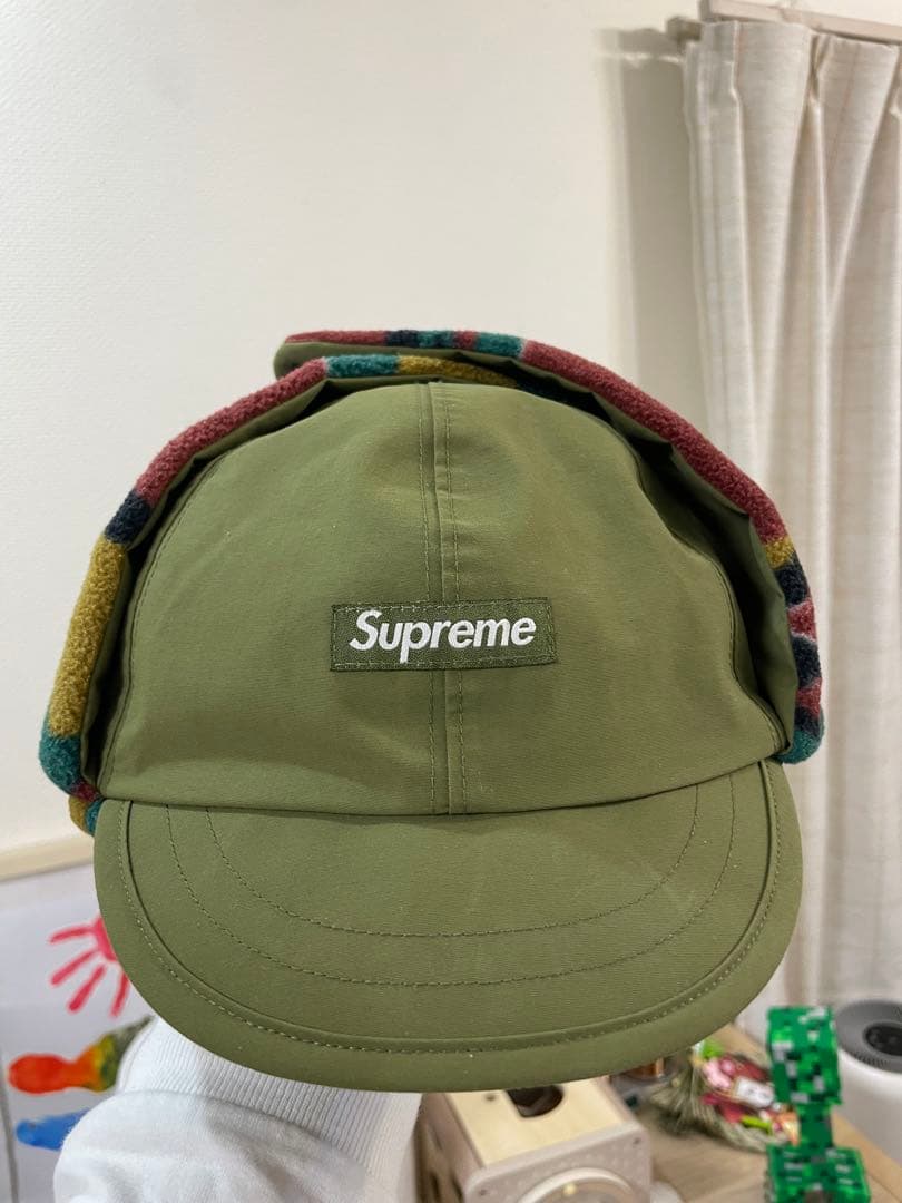 シュプリーム フライトキャップ 美品 Supreme（シュプリーム） 20AW Faux Fur Trooper ロゴ刺繍ファー