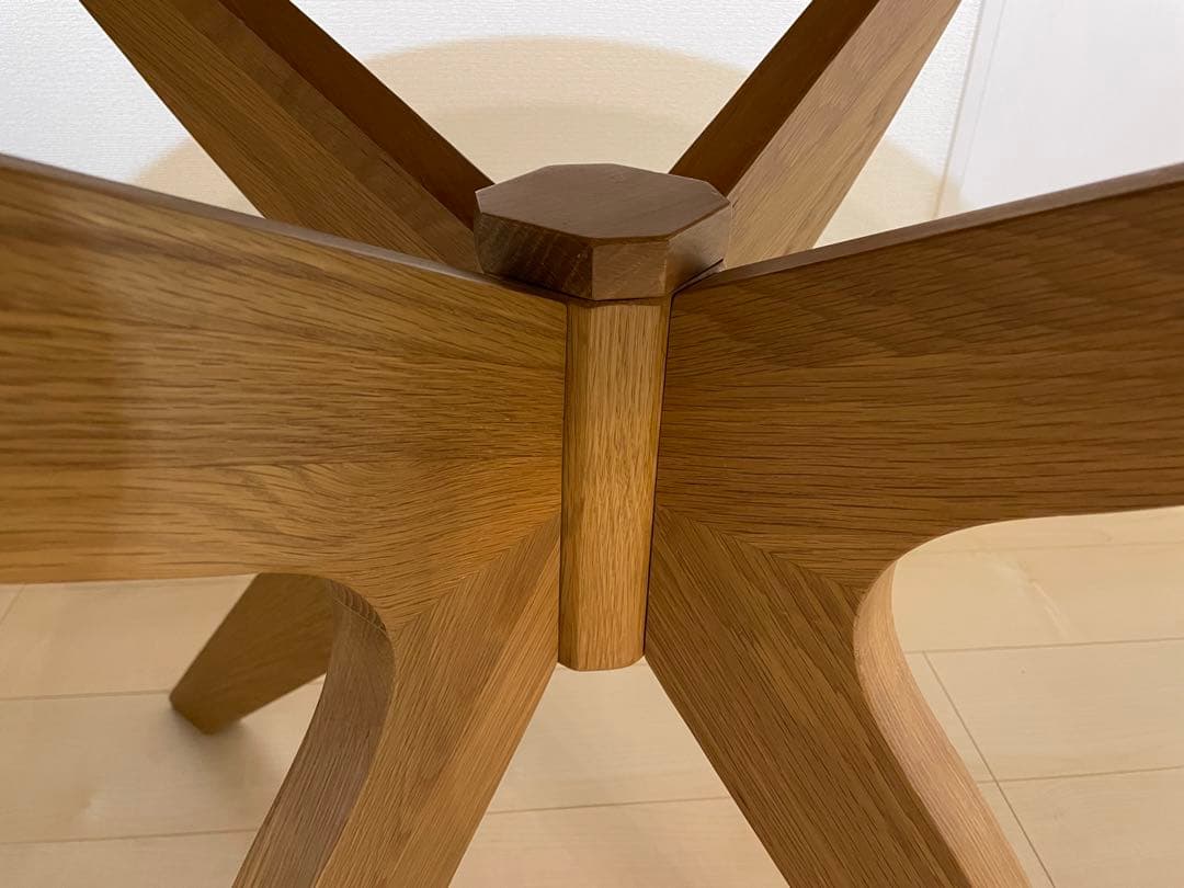 【直接引取り】ダイニングテーブル　丸テーブル　直径110cm