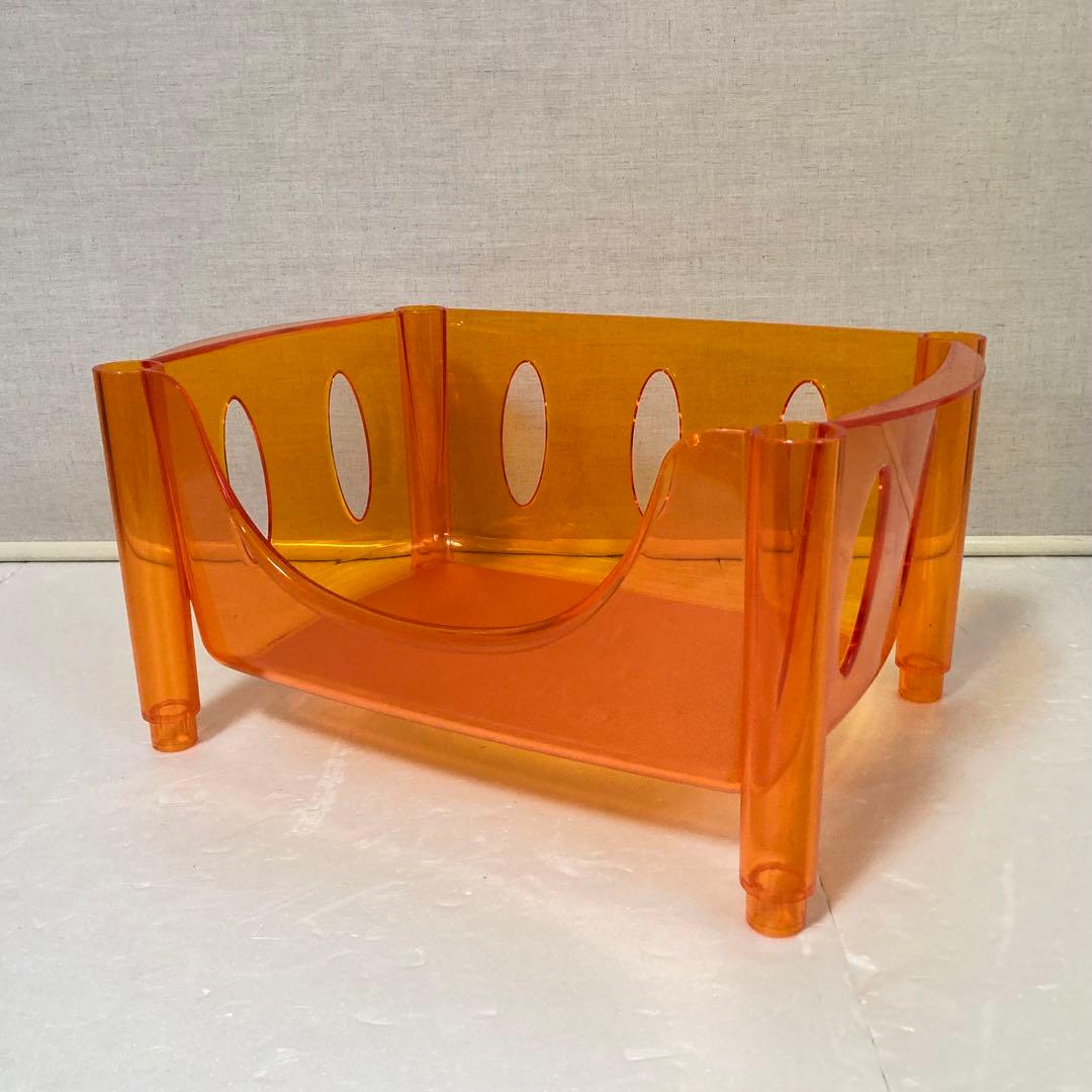 イタリア製 グッチーニ ワゴン ラック バスケット キャスター付き 収納