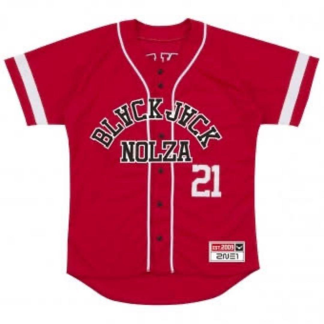 公式2NE1 BLACKJACK NOLZA ベースボールシャツレア