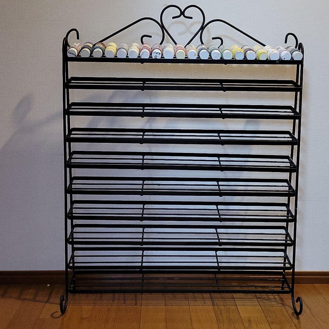 トールペイント 絵の具収納 アイアンの絵の具ラック トールペイント