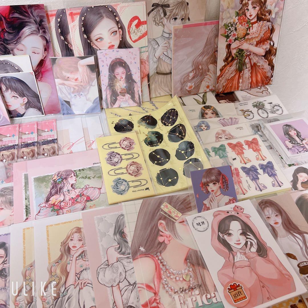 紙モノ デザペ コラージュ素材 海外 おすそ分け 人物ステッカー まとめ売り