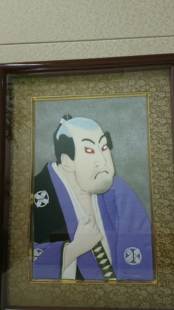 写楽 和紙押し絵