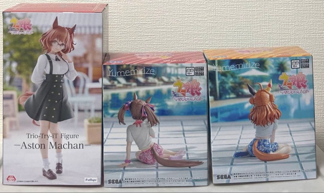 ウマ娘 アストンマーチャン、スマートファルコン、コパノリッキー