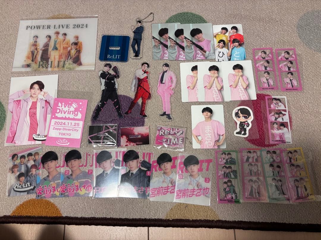 ReLIT 宮前まさや チェキ ハピカ 2L アクスタ まとめ売り - メルカリ