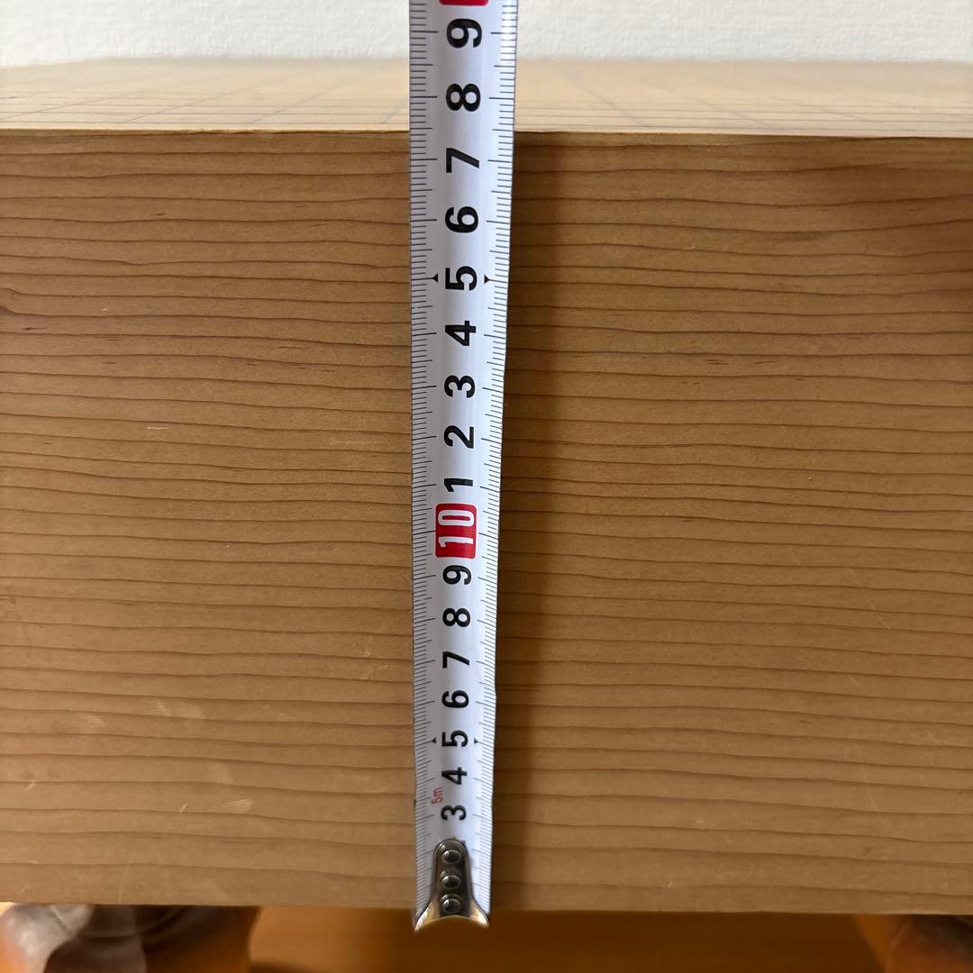 囲碁盤 足つき へそ有り 碁石セット 厚み約17.5cm