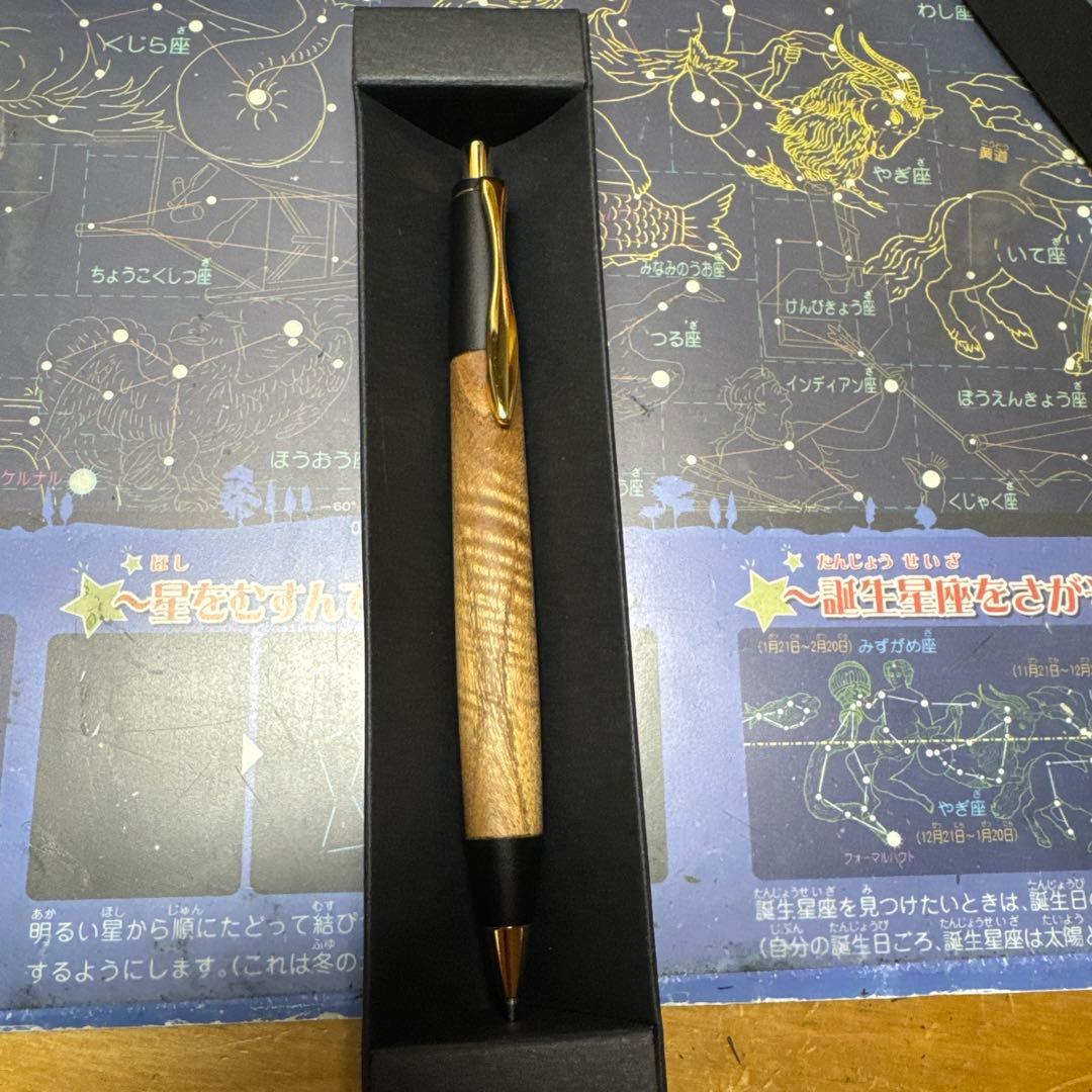 ボナンペン 欅 シャーペン 野原工芸似 ボールペン 野原工芸似 U付き