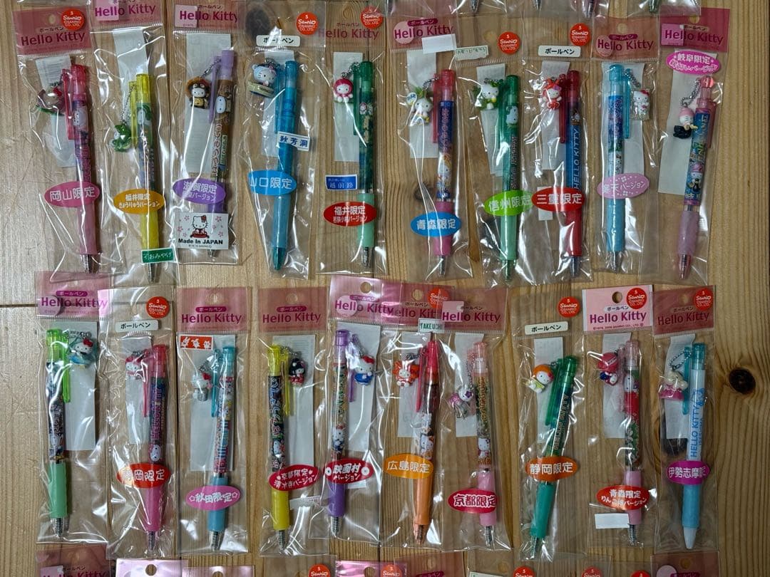 ハローキティ ご当地ボールペン セット 約70本まとめ売り