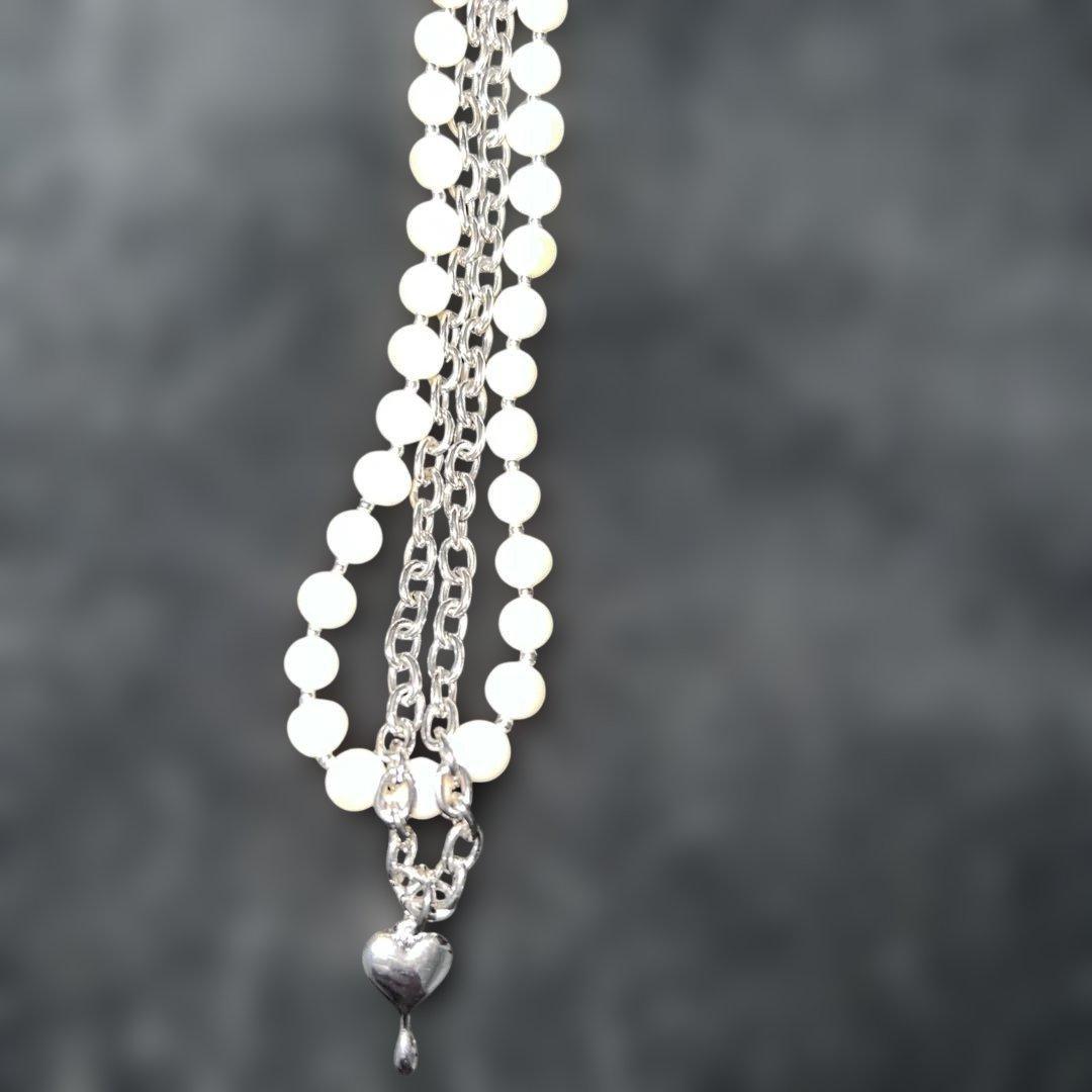 GOD ONLY KNOWS 岩田剛典 パール シルバーネックレス S