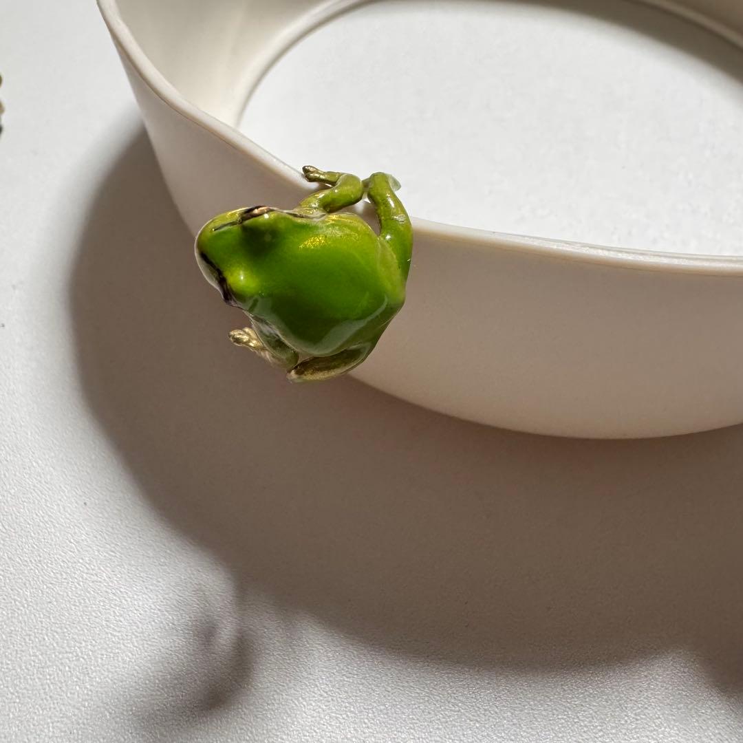 Nina　アマガエルリング/アマガエルイヤーカフ/ニホンヤモリイヤーカフ