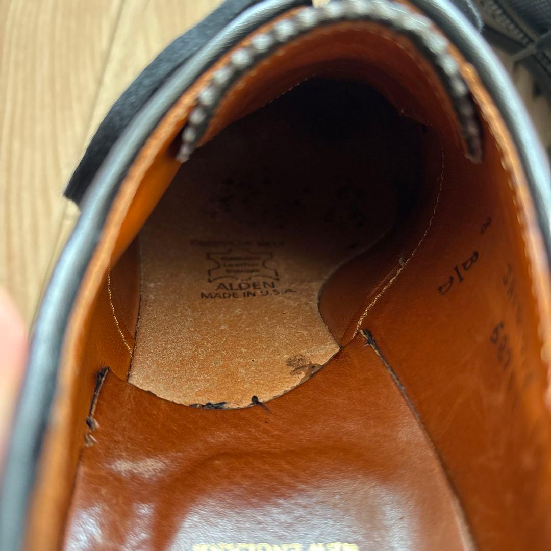 靴 Alden 58711 Wingtip Calf 8D