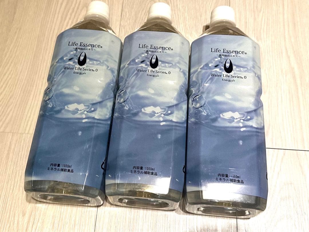 新品未使用ポタポタクラブライフエッセンスエコウォーター3本セット