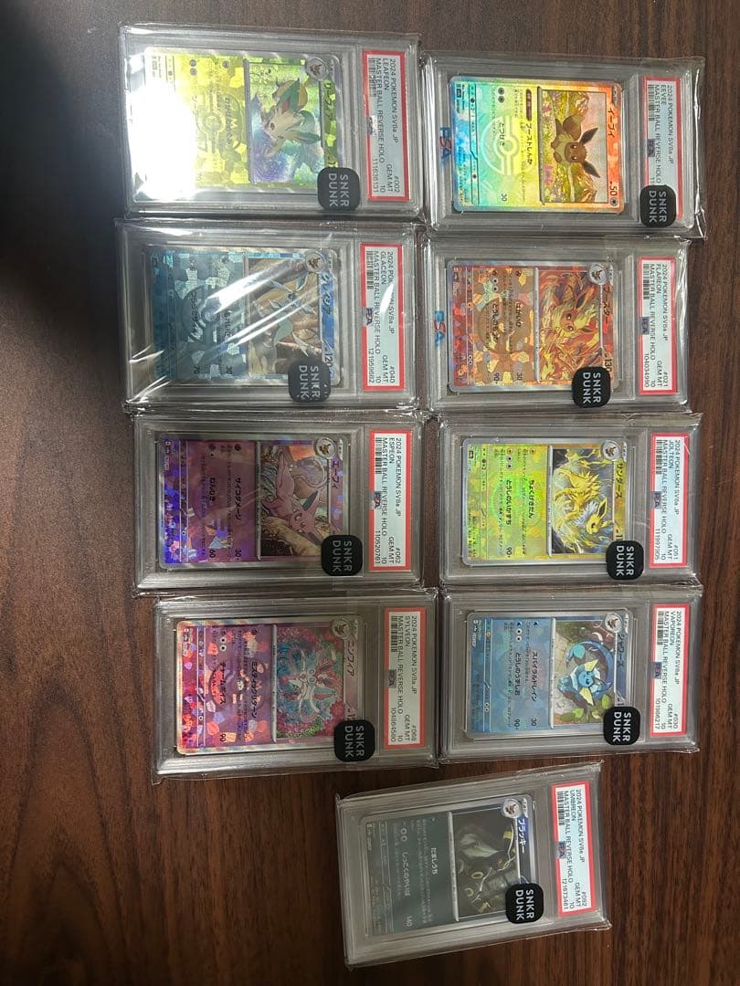 ポケカ　ブイズ　SAR マスボミラー　psa10セット　19枚