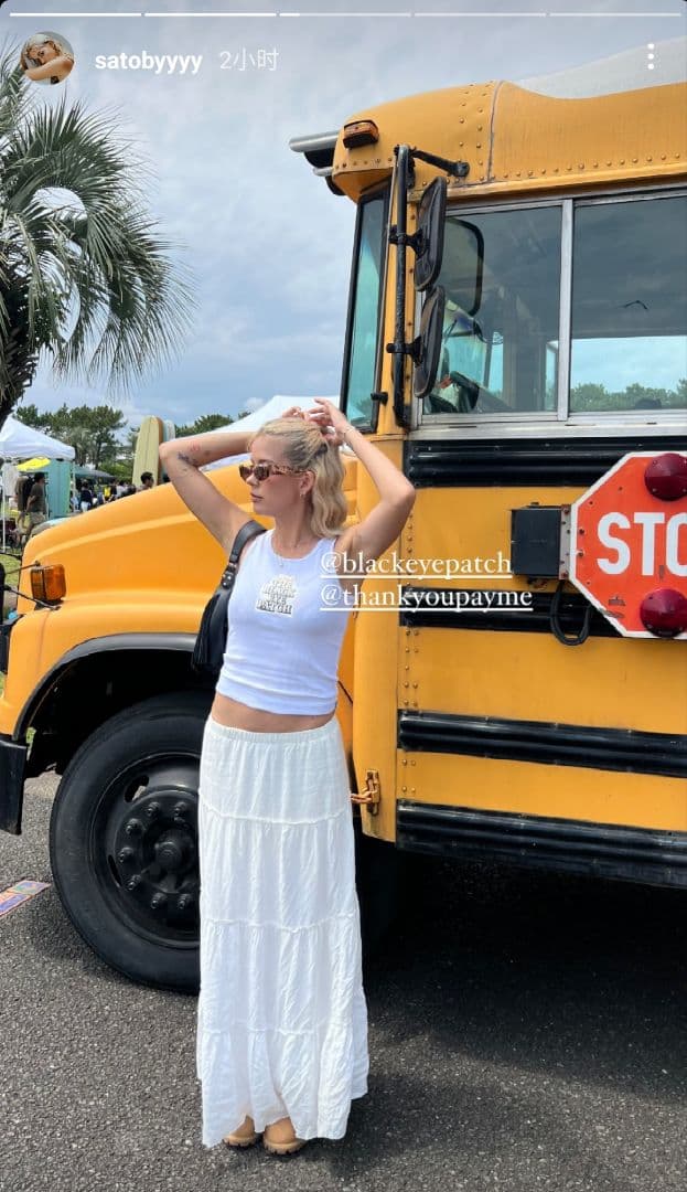 トップス BLACK EYE PATCH OG LABEL RIBBED TANK