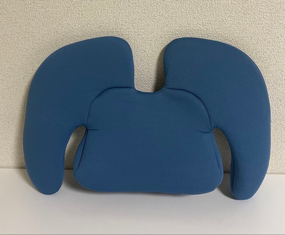 極美品】LETTAS(レッタス) チャイルドシート ブルー ネイビー 回転式