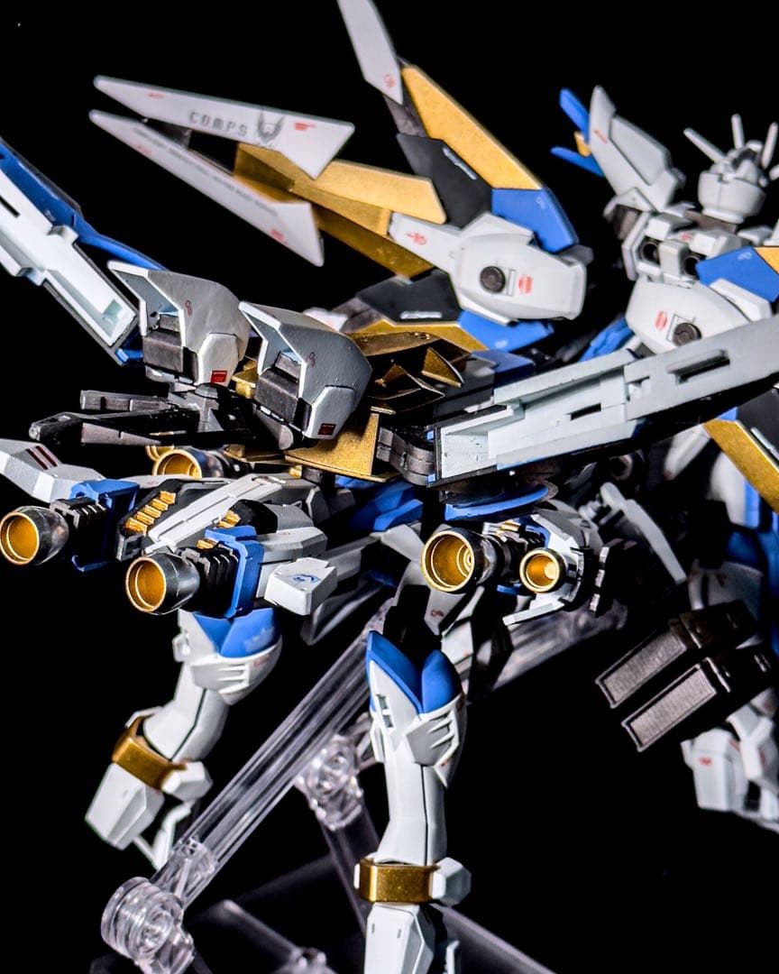 HG 1/144 ライジングフリーダムガンダム ミキシング 塗装済み完成品