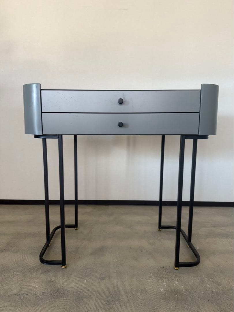 強化ガラス/オシャレドレッサー/LEDミラーは別売り 美容室にも最適