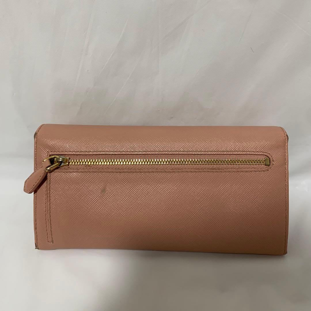 PRADA プラダ（サフィアーノ）レディースレザー長財布リボン1M1132