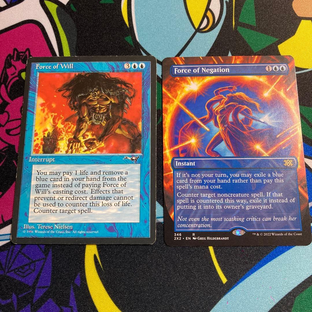 意志の力、否定の力　セット　MTG 英語版 MTG 否定の力 2枚セット 英語 MH1 否定の力/Force of Negation《英語