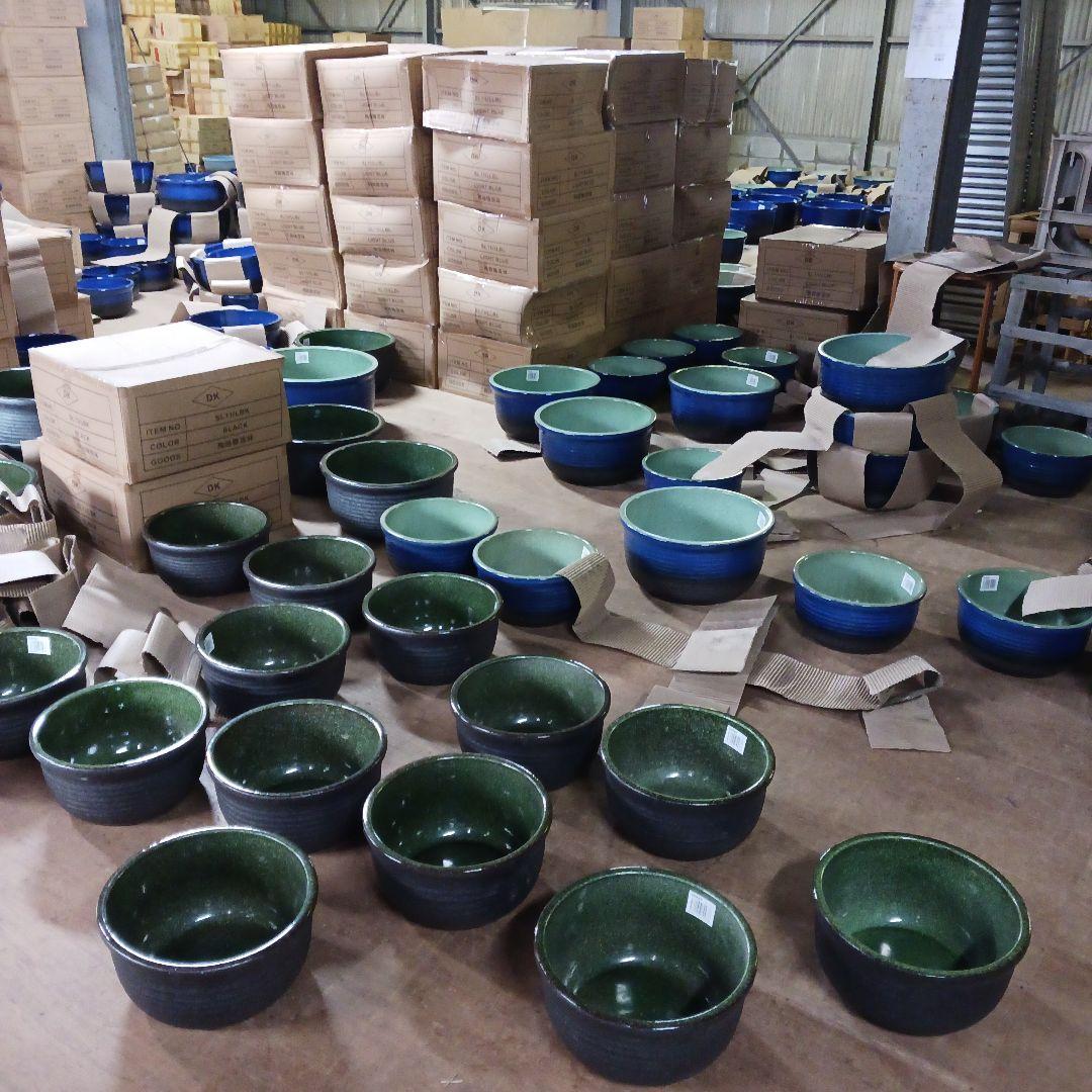 豆助様専用 ∅42 2個セット 陶器睡蓮鉢 メダカ鉢 難有