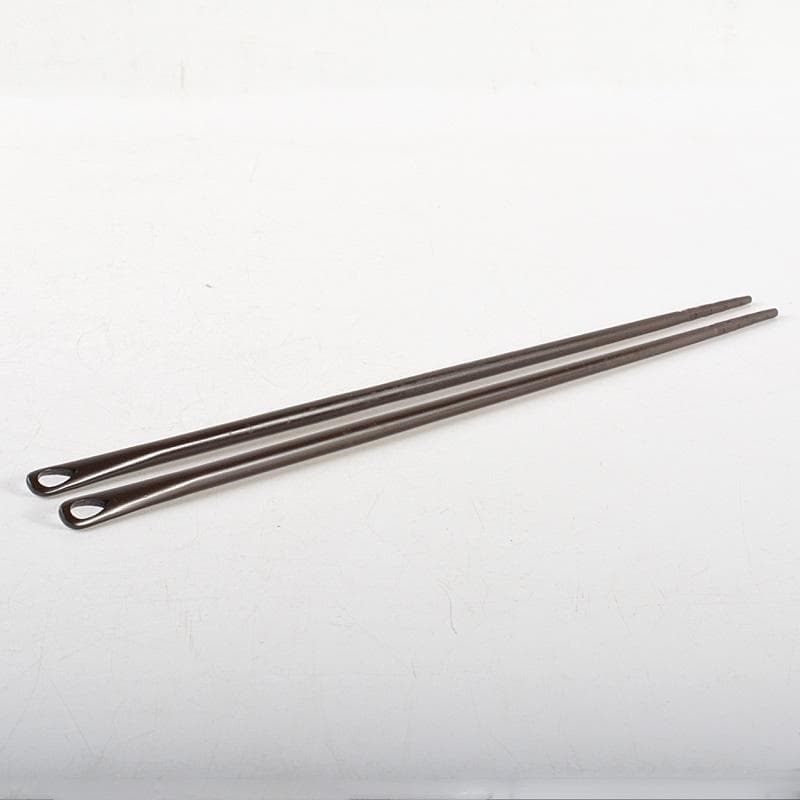 茶道具　木村清五郎造　古銅　美津火箸　風炉用火箸　共箱　N　5919