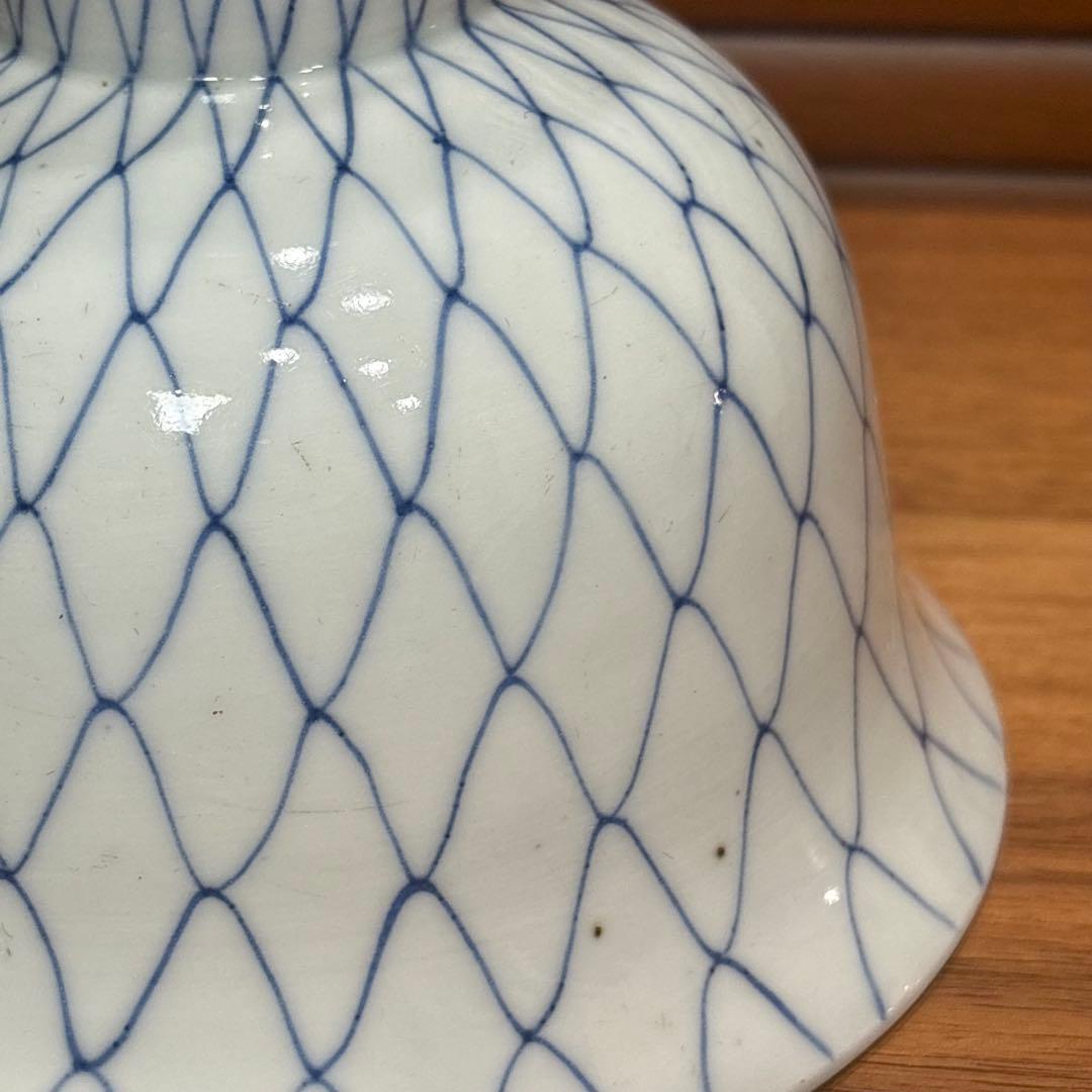 江戸時代 古伊万里 網手 盃洗 コンポート