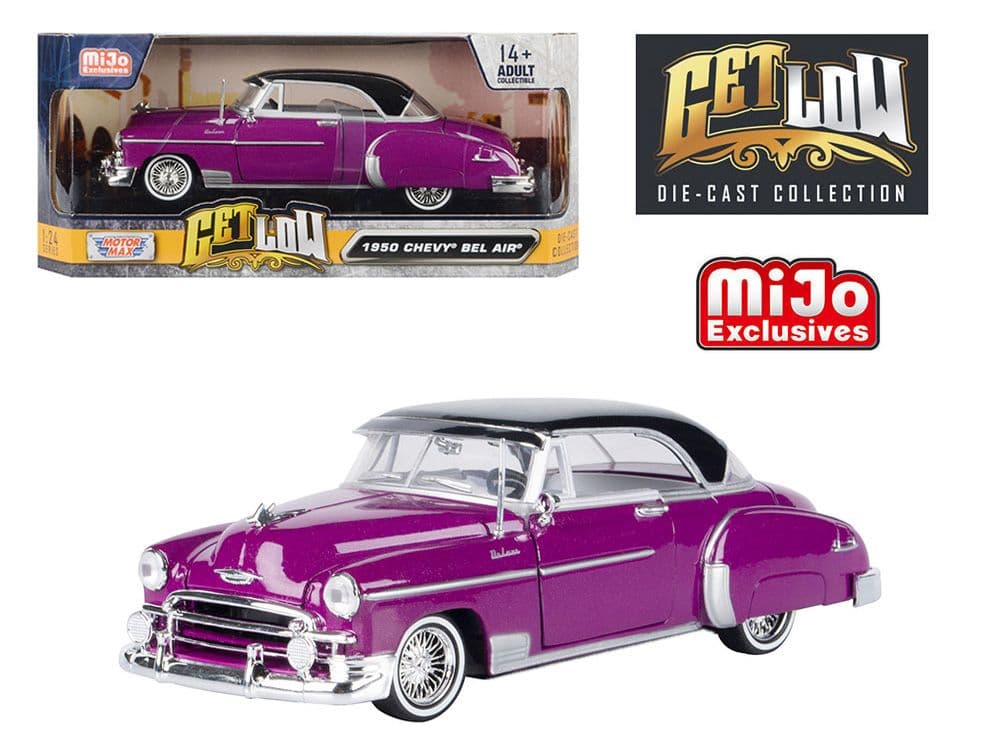 モーターマックス　1950 シボレー・ベルエア・ローライダー (パープル)